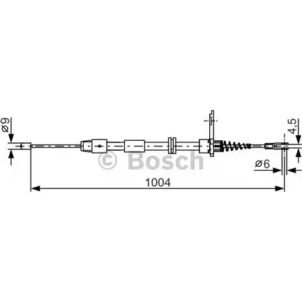 Трос ручника Bosch BC9 17 1 987 482 023 355093 SOC4Q