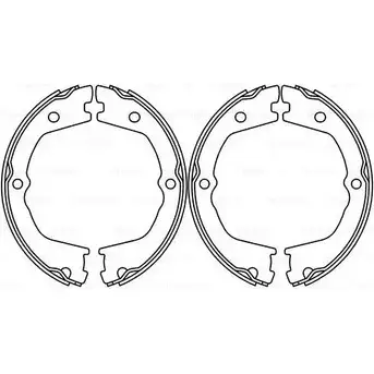 Тормозные колодки ручника, комплект Bosch 369745 BS8022 E11 90R-01816/9914 F 026 008 022 изображение 0