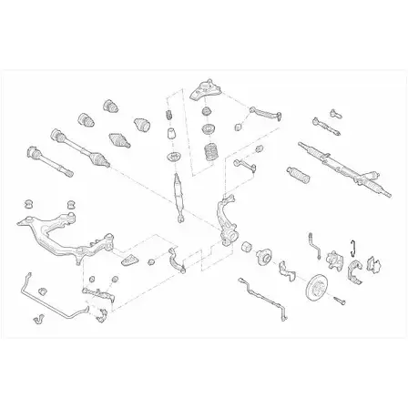 Подвеска колеса SACHS 401118 A6G7Z B MI7B AUDI-A4-FS006 изображение 0