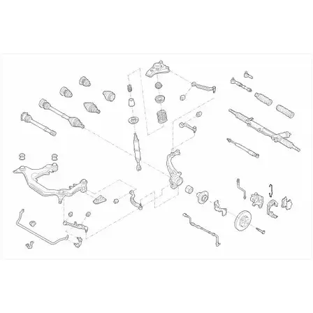 Подвеска колеса SACHS 8T7M C B3ZN8 401124 AUDI-A4-FS009 изображение 0