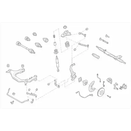 Подвеска колеса SACHS AUDI-A4-FS018 F D4EQ 401140 30GPD изображение 0