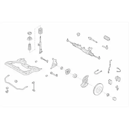 Рулевое управление SACHS 402250 K AJUNPK MERCE-C-KLA-FS033 изображение 0