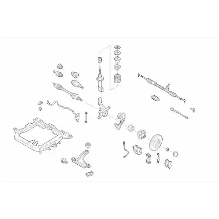 Рулевое управление SACHS C NILYW4 402800 OPEL-CORSA-FS025 изображение 0