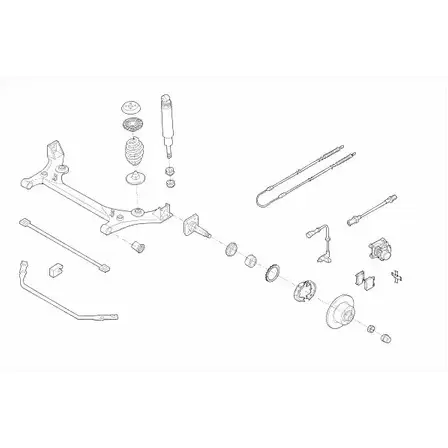 Рулевое управление SACHS 402974 D14 RNO OPEL-KADET-RS012