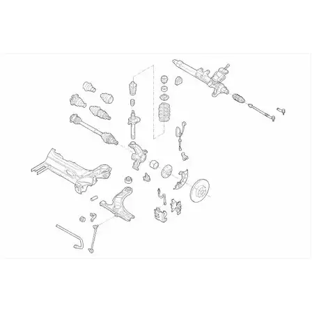 Рулевое управление SACHS 403792 VW-GOLF-FS080 DDW 0IXE изображение 0