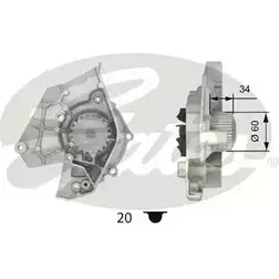 Водяной насос, помпа GATES 1 5F8VZU 413628 1KPVSO WP0051 изображение 0