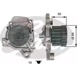 Водяной насос, помпа GATES 5VMKJ3 413674 WP0097 3Z6J SV6 изображение 0