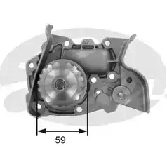 Водяной насос, помпа GATES E9UU99 Z80440 N2V OVEG 413758 изображение 0