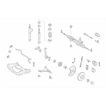 Подвеска колеса LEMFORDER MERCE-E-KLA-FL015 453401 QFGS 1 изображение 0