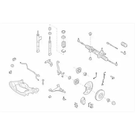 Подвеска колеса LEMFORDER MERCE-E-KLA-FL023 V PQXAU 453417 изображение 0
