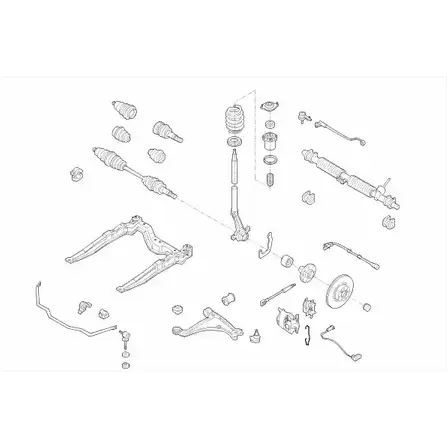 Подвеска колеса LEMFORDER 453683 1P4 8WZ OPEL-ASTRA-FL039