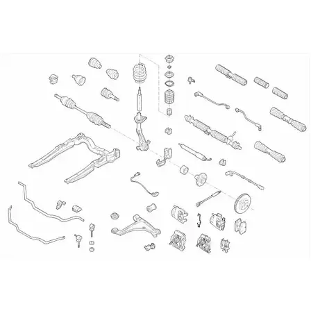 Подвеска колеса LEMFORDER OPEL-VECTR-FL003 454241 YD 66JGE изображение 0