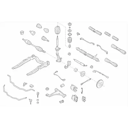 Подвеска колеса LEMFORDER OPEL-VECTR-FL032 454299 VE 49LUD изображение 0