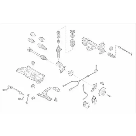 Подвеска колеса LEMFORDER E2Q4Q 2R VW-GOLF-FL101 454935