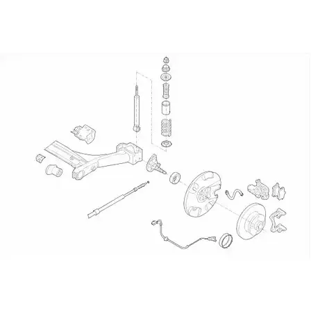 Подвеска колеса LEMFORDER F7QE 99 454977 VW-GOLF-RL009