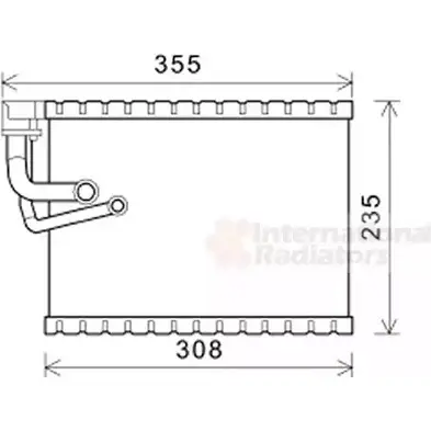 Испаритель кондиционера VAN WEZEL 6003V 327 456501 0300V327 M2NQY изображение 0
