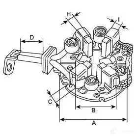 Щеткодержатель CARGO 3990629 J1 1KY 232183 изображение 1