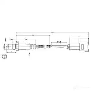 Лямбда зонд, кислородный датчик CARGO J U82H3F 181808 1424386721 изображение 2