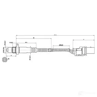 Лямбда зонд, кислородный датчик CARGO 181840 3 BGI3 1424386748 изображение 2