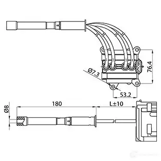 Диодный мост генератора CARGO K61K 1H2 235465 3991212
