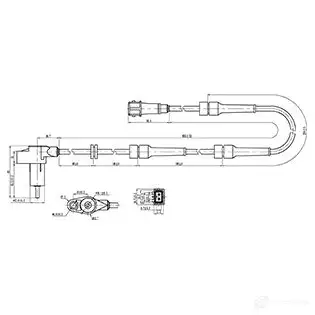 Датчик АБС CARGO JHI 1XXL 1424507163 182302 изображение 2