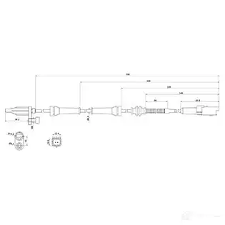Датчик АБС CARGO 1439203692 IG10 T 182322 изображение 2