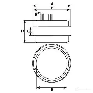 Статор генератора CARGO L 90YJ 232802 3990693 изображение 1