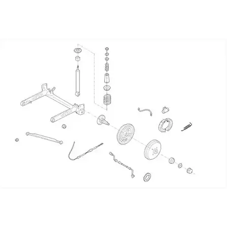 Подвеска колеса Monroe A4 1YC 498871 MO01113HA 6CTT72