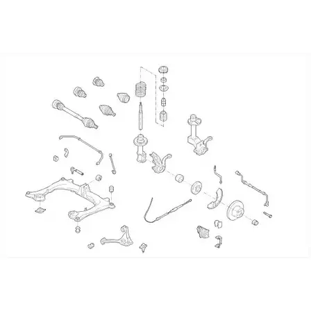 Подвеска колеса Monroe OVFOJ 498893 MO01137HA M76 U57