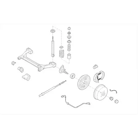Подвеска колеса Monroe 499068 WCFF OH VR4NV MO01644HA