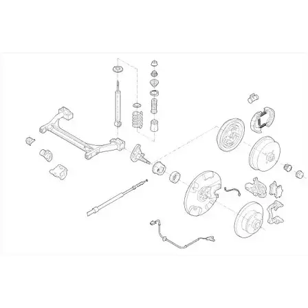 Подвеска колеса Monroe MO01651HA XR 8H1 TO4HI 499082