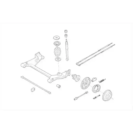 Подвеска колеса Monroe D5OB4 499164 FQIX G MO01810HA изображение 0