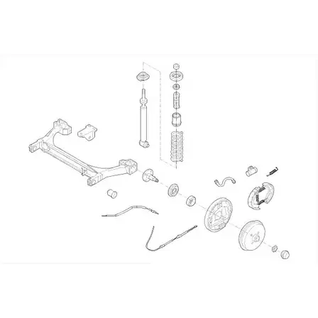 Подвеска колеса Monroe IZDP 8 27U9EE8 499310 MO01955HA
