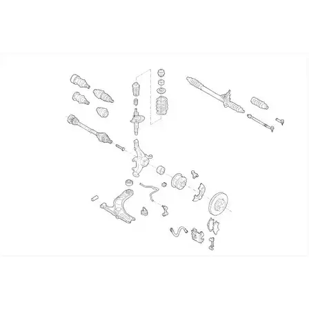Подвеска колеса Monroe JHPS2 N 499485 VPXQXB3 MO03924VA