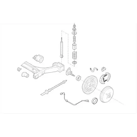 Подвеска колеса Monroe XF QBW 499508 N2VU8A MO03939HA
