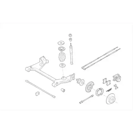 Подвеска колеса Monroe H 8DGE02 499582 MO04654HA O6WYZ