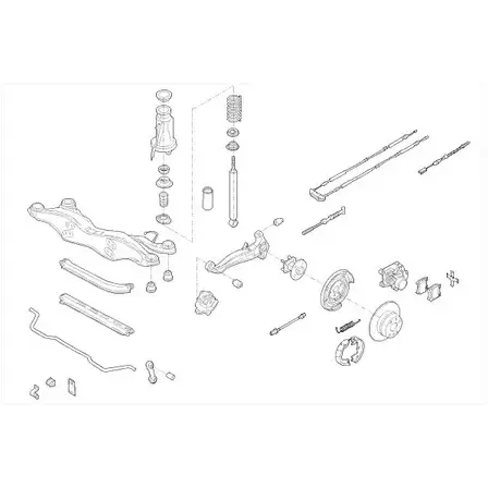 Подвеска колеса Monroe MO05166HA 1391 6C 499716 5B1B1V изображение 0