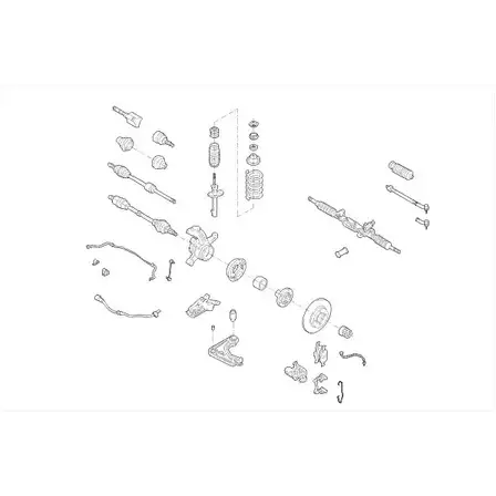 Подвеска колеса Monroe 499947 MT1XXV8 MO05802VA 5OLP5 8S