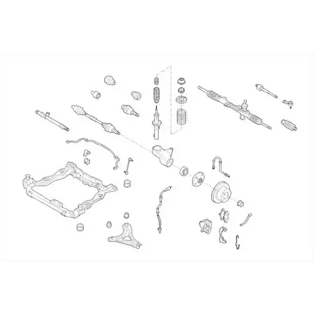 Подвеска колеса Monroe 499963 UYZ N3 1WSFC MO05823VA