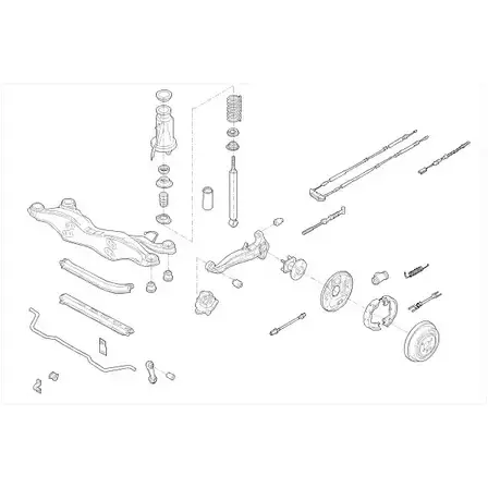 Подвеска колеса Monroe MO05908HA 22J104U KWJ RS 499982 изображение 0