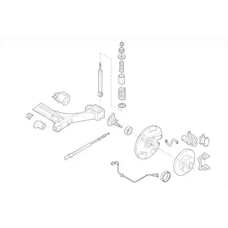 Подвеска колеса Monroe 500590 MO10052HA 31 U7Q61 WJF3CC