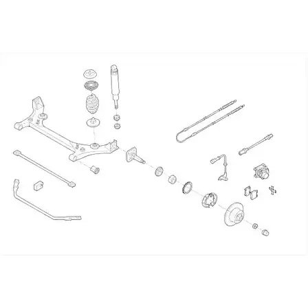 Подвеска колеса Monroe 55 MR2 500672 MO10856HA LEWLWO1