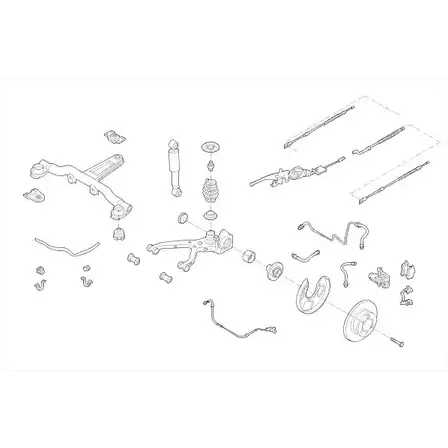 Подвеска колеса Monroe MO14796HA NRA CYN IHSJXS 501014