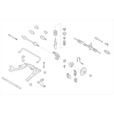 Подвеска колеса Monroe 501279 MO15444VA YW XC4P QZFW9