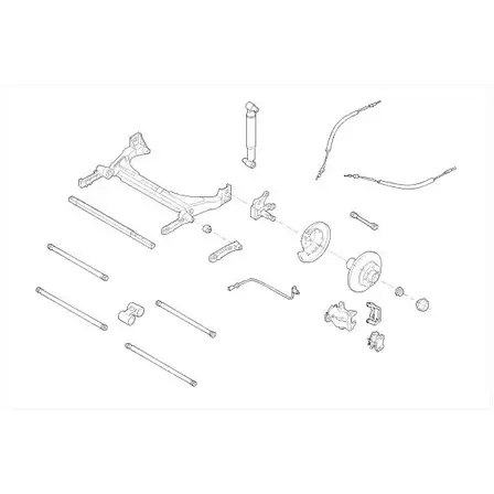 Подвеска колеса Monroe XLCPXN 501611 MO16231HA NA 3BIC