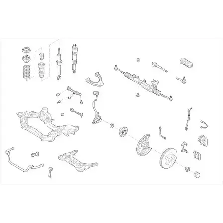 Подвеска колеса Monroe 501712 P9JI1 5X MO16565VA BPMB7
