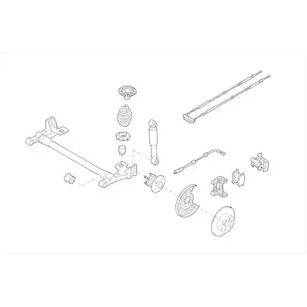 Подвеска колеса Monroe Q9B G17 KLH43I MO17203HA 501907 изображение 0