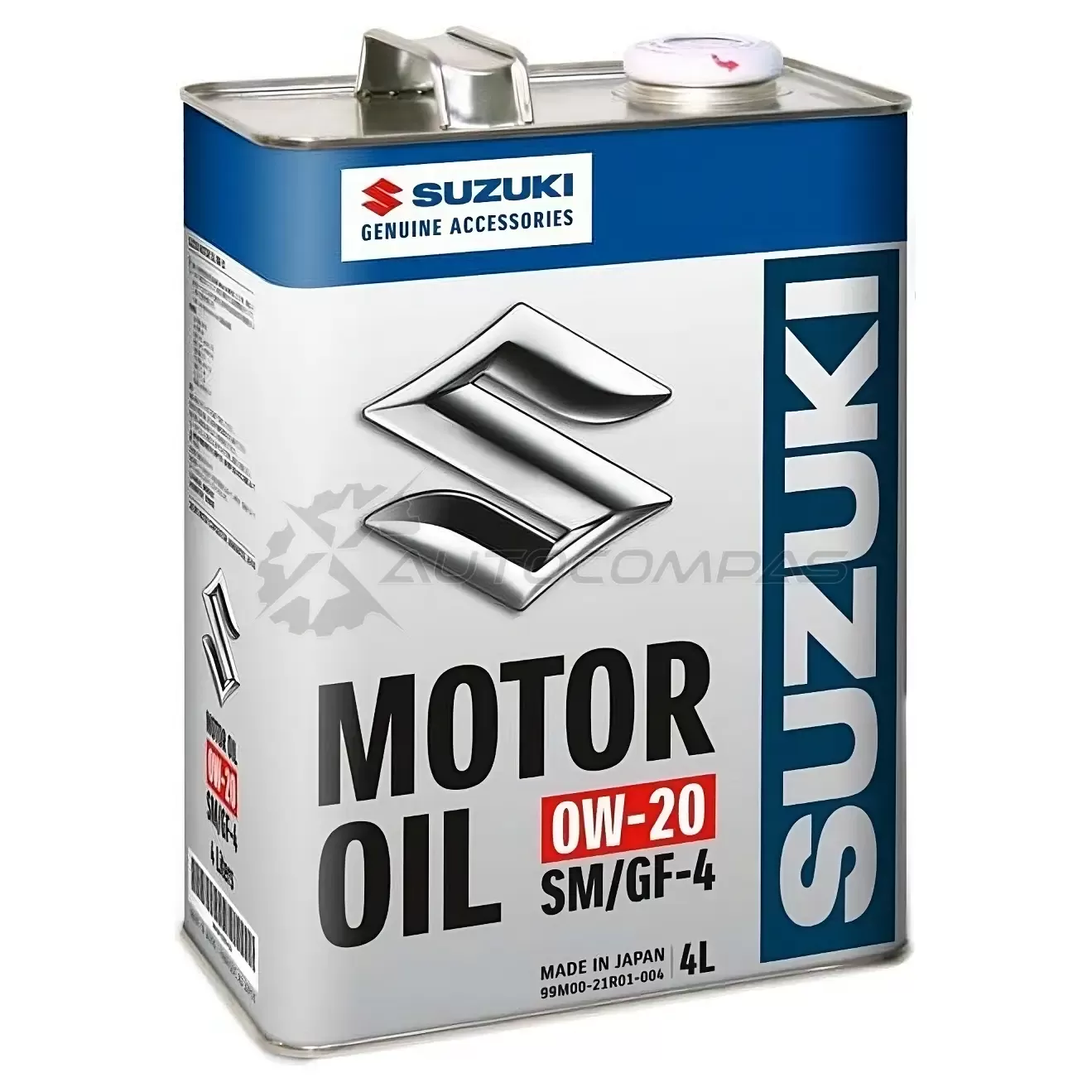 Моторное масло синтетическое Motor Oil SM 0W-20, 4 л SUZUKI 99M0021R01004 RK QEXWV 1436949690 изображение 0