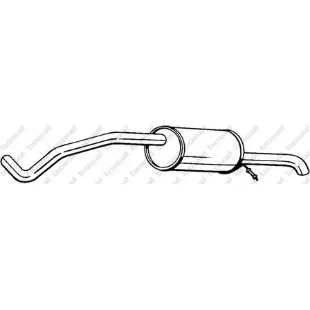 Глушитель BOSAL YF0 Z6 533243 3351642801331 280-133