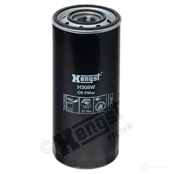 Масляный фильтр HENGST FILTER h308w 20111000 00 893707 BQFDP4